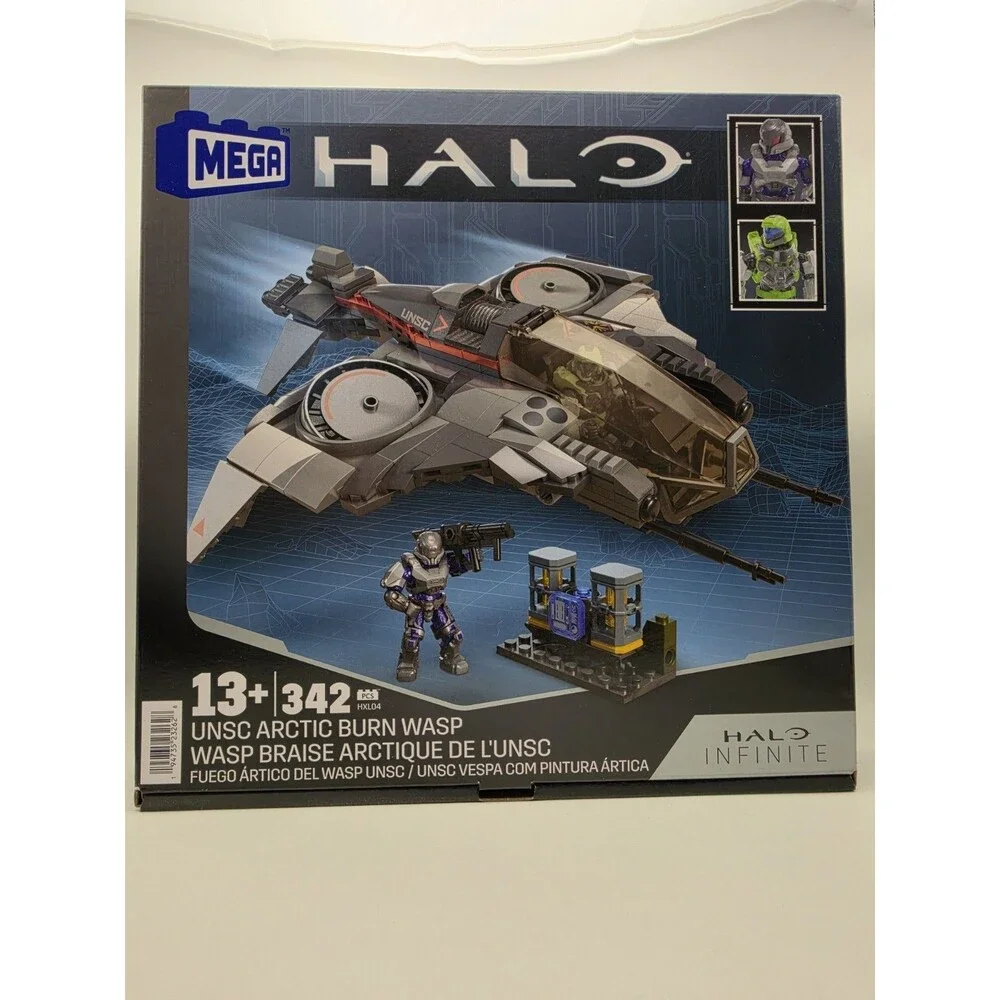 MEGA Halo Infinite UNSC Arctic Burn Wasp 342-Piece Building Set HXL04 13+